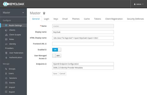 Versus Admin Console.
